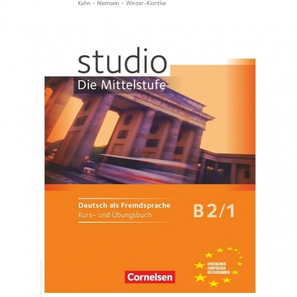  کتاب آلمانی Studio d Die Mittelstufe B2/1؛ کتاب آموزش زبان آلمانی سطح B2 شامل درس، تمرین، گرامر، واژگان و تقویت مهارت‌های چهارگانه.