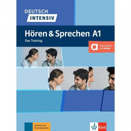 کتاب Deutsch Intensiv Hören & Sprechen A1 انتشارات Klett برای تقویت مهارت شنیدن و صحبت کردن زبان آلمانی سطح A1