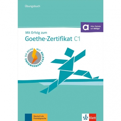 کتاب Mit Erfolg zum Goethe-Zertifikat C1 Übungsbuch انتشارات Klett با دسترسی دیجیتال Allango