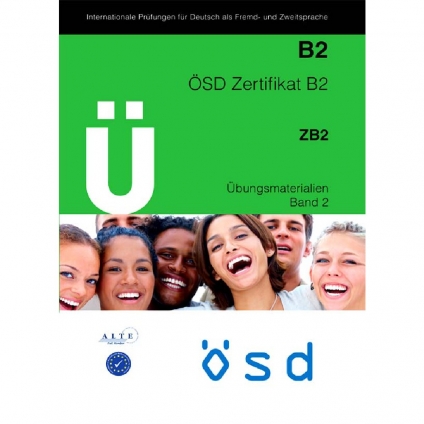 جلد کتاب ÖSD Zertifikat B2 Übungsmaterialien Band 2 ویژه آمادگی آزمون زبان آلمانی ÖSD سطح B2