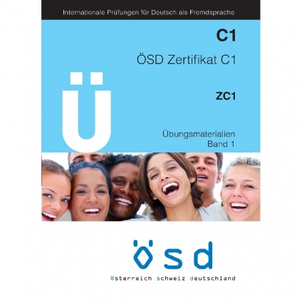جلد کتاب ÖSD Zertifikat C1 Übungsmaterialien Band 1 ویژه آمادگی آزمون زبان آلمانی ÖSD سطح C1
