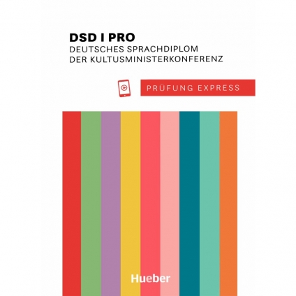 جلد کتاب Prüfung Express DSD I PRO از انتشارات Hueber برای آمادگی آزمون DSD I PRO زبان آلمانی