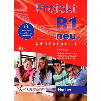 جلد کتاب Projekt B1 neu – Lehrerbuch راهنمای مدرس و کلید پاسخ سطح B1
