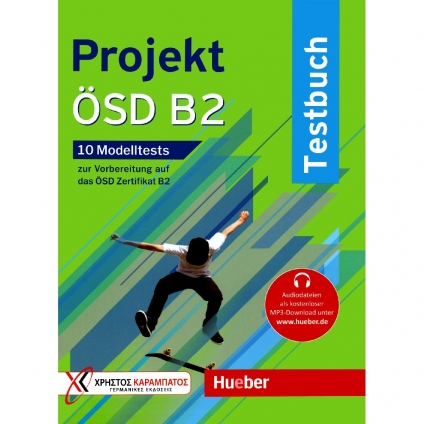 جلد کتاب Projekt ÖSD B2 Testbuch شامل ۱۰ آزمون نمونه آمادگی آزمون ÖSD Zertifikat B2
