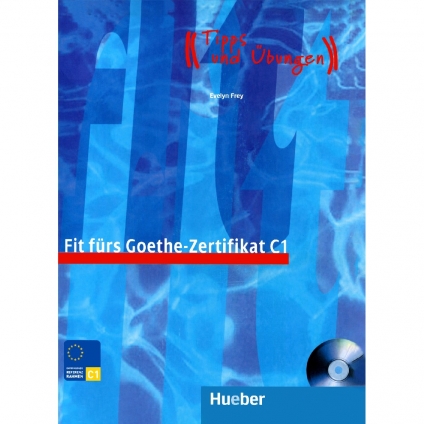 جلد کتاب Fit fürs Goethe-Zertifikat C1 انتشارات Hueber برای آمادگی آزمون Goethe-Zertifikat C1