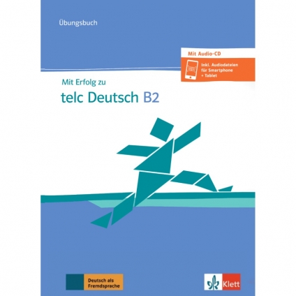 جلد کتاب Mit Erfolg zu telc Deutsch B2 Übungsbuch انتشارات Klett Sprachen