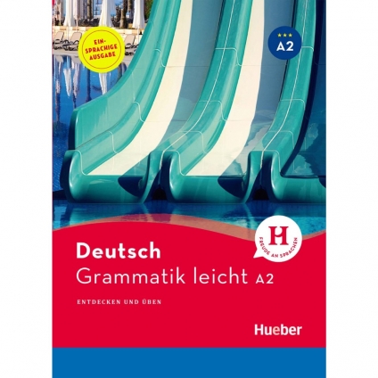 جلد کتاب Deutsch Grammatik leicht A2 آموزش گرامر زبان آلمانی سطح A2