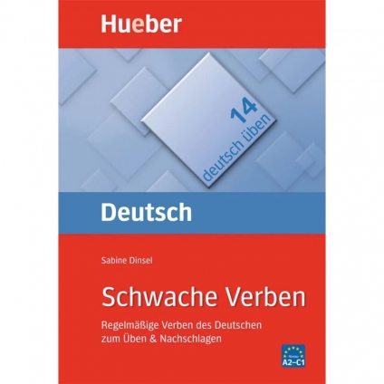 جلد کتاب Deutsch üben Schwache Verben A2-C1 انتشارات Hueber