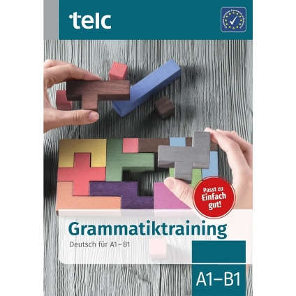 جلد کتاب Grammatiktraining Deutsch für A1–B1 انتشارات TELC