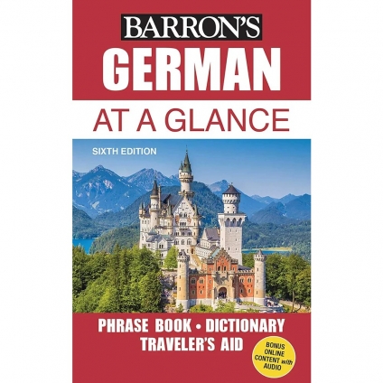 کتاب German At a Glance Foreign Language Phrasebook & Dictionary