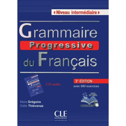کتاب گرامر فرانسوی Grammaire Progressive du Français Intermédiaire A2 B1 ویرایش سوم