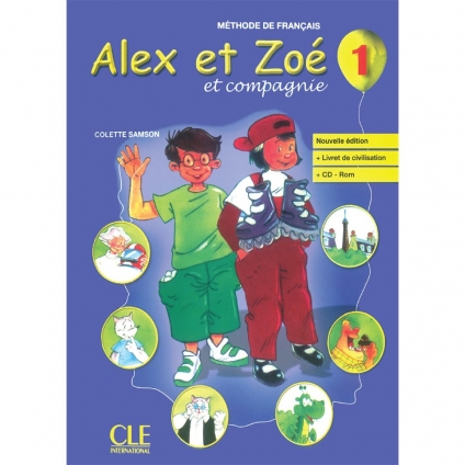 کتاب فرانسوی Alex et Zoé +1 سطح A1.1 الکس و زوئی