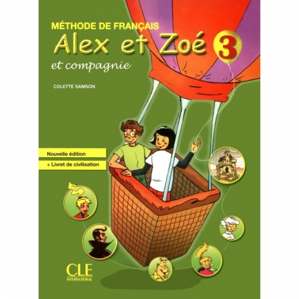 کتاب فرانسوی Alex et Zoé 3 et compagnie آموزش زبان فرانسه کودکان