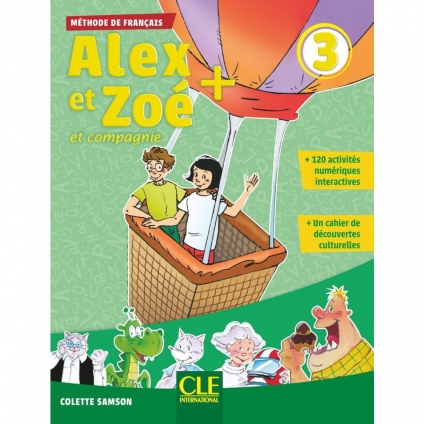 کتاب فرانسوی Alex et Zoé + 3 سطح A1 آموزش زبان فرانسه کودکان