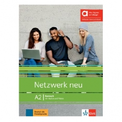 کتاب آلمانی Netzwerk neu A2؛ جدیدترین ویرایش کتاب آموزش زبان آلمانی سطح A2 شامل آموزش گرامر، واژگان، چهار مهارت اصلی و تمرین‌های کاربردی برای آمادگی آزمون Goethe A2.