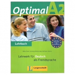 کتاب آلمانی Optimal A2؛ کتاب آموزش زبان آلمانی سطح A2 شامل آموزش چهار مهارت اصلی، گرامر، واژگان و تمرین‌های کاربردی برای آمادگی آزمون‌های سطح A2.