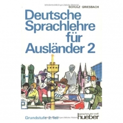 جلد کتاب آلمانی Deutsche Sprachlehre für Ausländer 2؛ منبع آموزش دستور زبان آلمانی با تمرین‌های کاربردی، مثال‌های آموزشی و مباحث پیشرفته گرامر.
