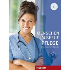 کتاب Menschen im Beruf Pflege B1 Deutsch als Fremdsprache mit Audio-CD انتشارات Hueber