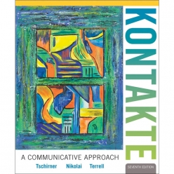 جلد کتاب Kontakte A Communicative Approach Seventh Edition آموزش زبان آلمانی