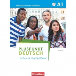 جلد کتاب Pluspunkt Deutsch A1 Leben in Deutschland Arbeitsbuch Gesamtband انتشارات Cornelsen