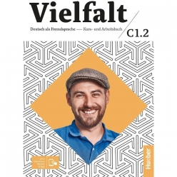 جلد کتاب Vielfalt C1.2 Deutsch als Fremdsprache Kurs- und Arbeitsbuch انتشارات Hueber