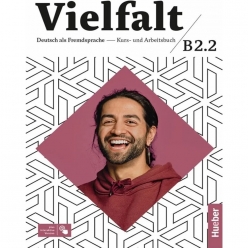 کتاب Vielfalt B2.2 Kurs und Arbeitsbuch آموزش زبان آلمانی انتشارات Hueber