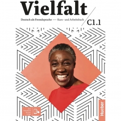  کتاب Vielfalt C1.1 Kurs- und Arbeitsbuch انتشارات Hueber برای آموزش زبان آلمانی سطح C1