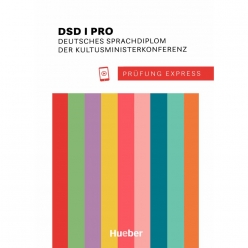 جلد کتاب Prüfung Express DSD I PRO از انتشارات Hueber برای آمادگی آزمون DSD I PRO زبان آلمانی