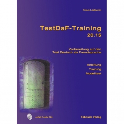 جلد کتاب TestDaF-Training 20.15 برای آمادگی آزمون TestDaF سطح B2 تا C1
