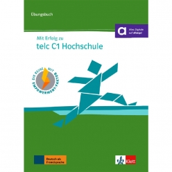 جلد کتاب Mit Erfolg zu telc C1 Hochschule Übungsbuch انتشارات Klett Sprachen