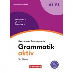 جلد کتاب گرامر آلمانی Grammatik aktiv A1–B1 انتشارات Cornelsen