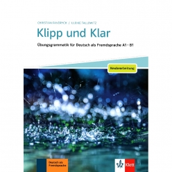جلد کتاب گرامر آلمانی Klipp und Klar Neubearbeitung A1-B1 انتشارات Klett