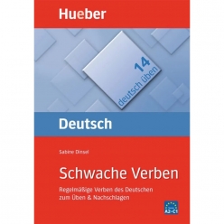 جلد کتاب Deutsch üben Schwache Verben A2-C1 انتشارات Hueber