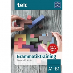 جلد کتاب Grammatiktraining Deutsch für A1–B1 انتشارات TELC