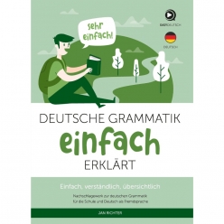 جلد کتاب گرامر آلمانی Deutsche Grammatik einfach ERKLÄRT