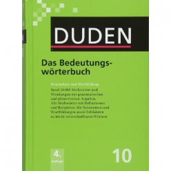 کتاب Duden Das Bedeutungswörterbuch Band 10 دیکشنری آلمانی به آلمانی