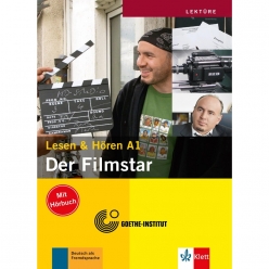 کتاب داستان آلمانی Der Filmstar Lesen und Hören A1