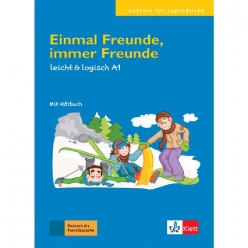 کتاب داستان آلمانی Einmal Freunde, immer Freunde A1