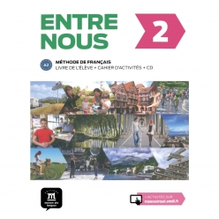 کتاب فرانسوی آدخ نو Entre nous 2 A2 آموزش زبان فرانسه سطح A2