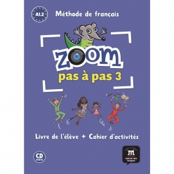 کتاب فرانسوی زوم پس پس Zoom pas à pas 3 A1.2 آموزش زبان فرانسه کودکان