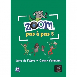 کتاب فرانسوی زوم پس پس Zoom pas à pas 5 A2.1 A2.2 آموزش زبان فرانسه کودکان